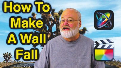 Apple Motion & FCPX Falling Wall Tutorial